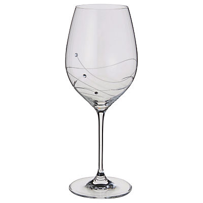 Dartington Crystal Glitz Red Wine Glass, Set of 2 Dartington Crystal Glitz Red Wine Glass, Set of 2